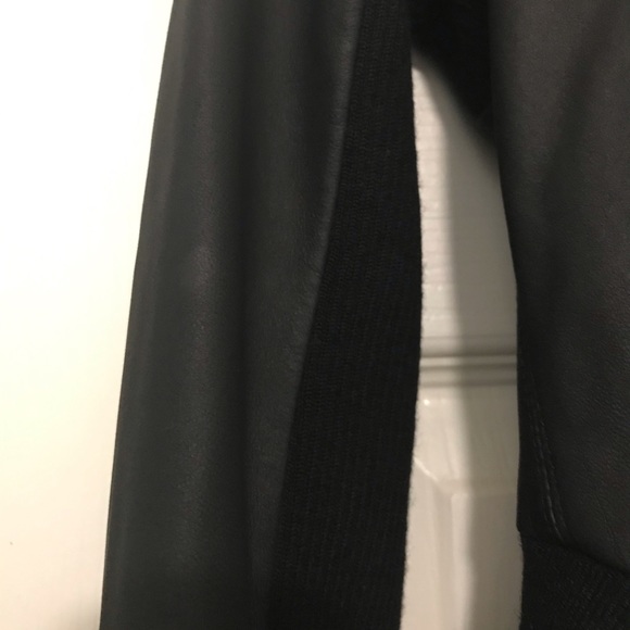 Veda leather high-low Jacket - Picture 6 of 16